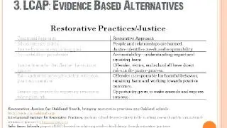 Webinar -- Fixing School Discipline with California's Local Control Funding Formula