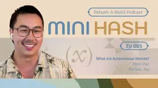 What are Autonomous Worlds? w/Peter Pan (1kx) | MINIHASH 005