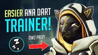 MUCH EASIER ANA SLEEP DART TRAINER GAME MODE! OVERWATCH 2 CONSOLE PREP!