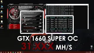 Ethereum Madencilik - GTX 1660 SUPER OC - Asus Tuf 3 - Ethereum Minning