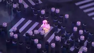 Shibuya Scramble || Animated Loop (C4D + Redshift + X-Particles)