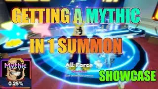 MYTHIC UNIT ALL MIGHT IN ANIME ADVENTURES WITH 1 SUMMON ONLY! | ALL MIGHTSHOWCASE | ROBLOX