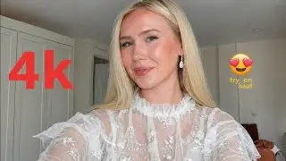 4K Fashion Micro Bikini Try-On Haul | Transparent Lingerie & See-through Dresses #6