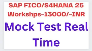 SAP FICO Real Time Interview Questions-SAP Real Time Mock Test-Best SAP Course Telugu-Chanu SK