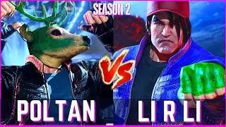 Tekken 8 ▰ Poltan (King) vs Li R Li (Paul) ▰ High Level Gameplay
