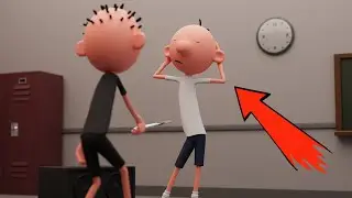 Greg Heffley - Zero two dodging meme | 3D Animation