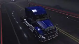 Wintry Road Trip On American Truck Simulator