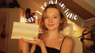 ASMR the books I read in june! 🌺💕 (whispers, tapping)