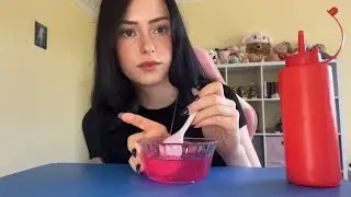 ASMR making slime and rambling 🎀 (feat. my indomitable human spirit)