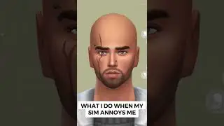 what i do when my sim annoys me 👹| the sims 4 #sims #thesims4 #sims4 #shorts