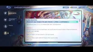 Harley Phoveus Kalea Claude Nerf & Marcel Argus Adjustment - Patch Notes 2.1.88 Advance Server MLBB