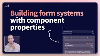 Building forms in Figma with component properties