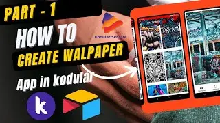 How to Create a Walpaper App In Kodular | Walpaper app kaise banaya | 2022 By Kodularecrate