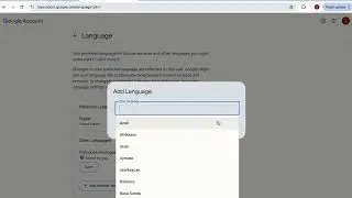Change display language in gmail and other Google apps