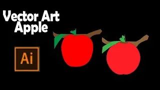 adobe illustrator draw apple | illustrator tutorial | adobe illustrator draw | Vector art