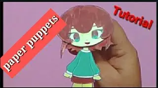 💙(3) PAPER PUPPETS MAKING ||Handmade Wasu Art Puppet || INSPIRED BY 