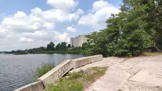 Lake Osnova after the night rain