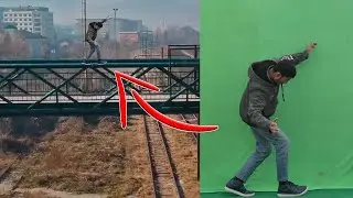 Walk on the bridge vfx video | How to walk on the bridge | Tutorial | Green screen VfX video |