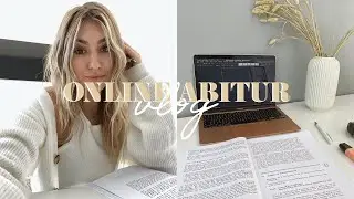 ONLINE ABITUR VLOG : Grade overview, new motivation, my cut & recipe for my banana bread