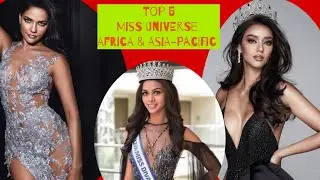 Miss Universe 2020/21 Top 5 Africa and Asia-Pacific