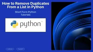 Remove Duplicates from a List in Python | One-Line Solutions for Interviews & Beginners