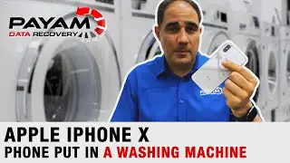 Apple iPhone X: Phone put in a washing machine