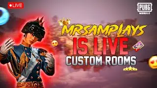 🔴 PUBG Mobile Live Stream⚡| 😊Custom Rooms💕 | Update 3.1⚡