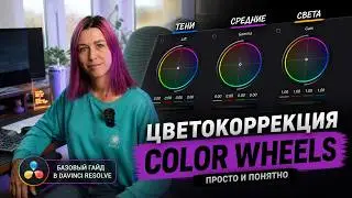 Color Wheels в DaVinci Resolve: как покрасить видео одним инструментом