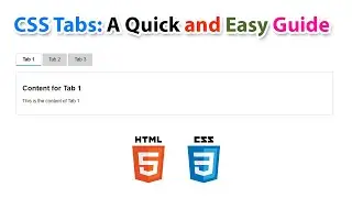 CSS Tabs: A Quick and Easy Guide | ASMR Coding Tutorial #asmrscripting #asmrprogramming