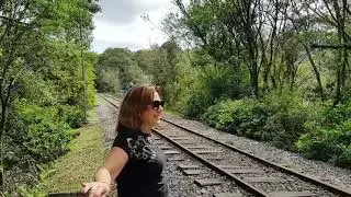 O trem de turismo Maria Fumaça da serra gaúcha