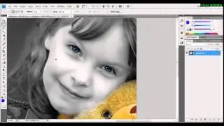 Photoshop - Mudar cor (cinzento), inverter imagem