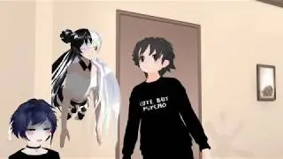 [MMD X OC X Yandere Sim] Anastasia And her Friends playing Video game be like