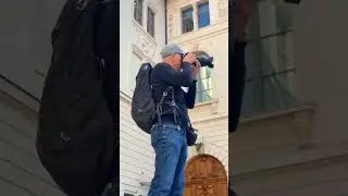 Фотограф в Дрездене.