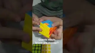 Resolvendo cubo mágico da Moyu. Faz mais rápido?