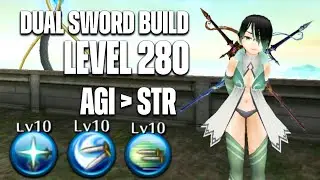 toram online - power wave Dual sword AGI STR build 280 @jeffersonattano