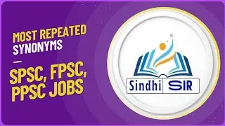 Master Synonyms and Antonyms for SPSC, FPSC, PPSC | English Vocabulary