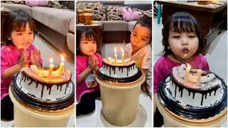 Rebutan tiup lilin 🤦🏼‍♀️