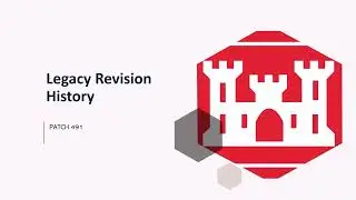 Legacy Revision History