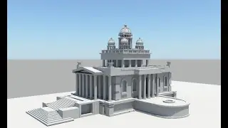 Temple modeling in maya part 2 (re upload)