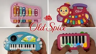 Old Spice jingle on different instruments