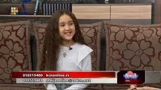 Festival za decu Folklornog društva Đerdan: Hana Stojković (TV KCN 15. 10. 2024)