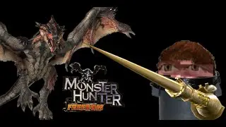 Monster Hunter 1 Freedom -The First Rathalos Kill rank 3 Urgent Quest