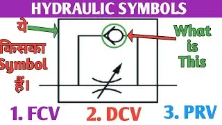 Hydraulic Symbols । FCV Symbol । Check Valve Working.