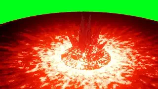 Nuclear Explosion Green Screen Effects Video