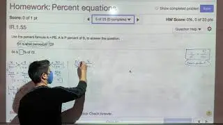 MATH 0332 - Percent Equations