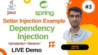 What is a Dependency Injection in Spring? Setter Dependency Injection Spring with Example | Java 17