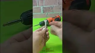 How to simplify your work with a drill . A little trick with cardboard . #tools #drill