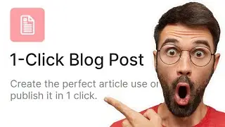 Stop using ChatGPT - Use this Secret tool for 1-click blog post (99% plagiarism free)🔥