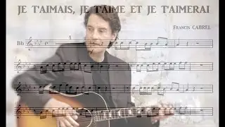 JE T'AIMAIS, JE T'AIME ET JE T'AIMERAI - Accompaniment (Bb)