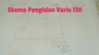 Skema Sistem pengisian Vario 150